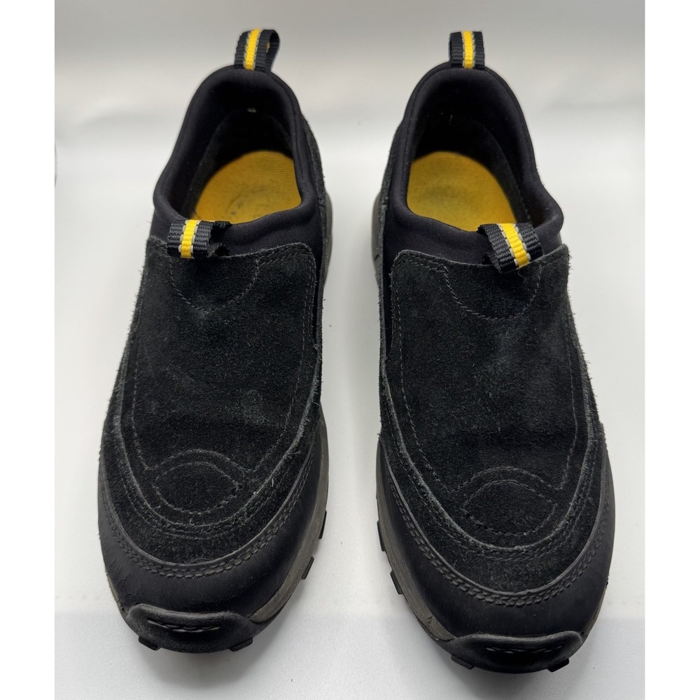 LL Bean Women's Black Suede Shoes All Weather Thinsulate Lug Sole Size 8M